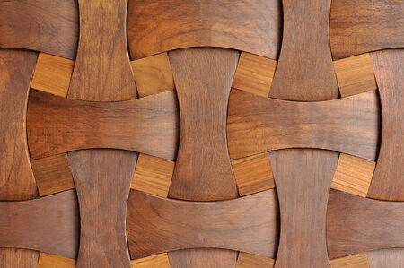 Close up nice shape of wooden, home wall decoration.の写真素材