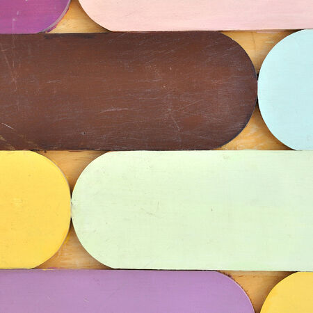 Colorful wooden wall for web backgroundの写真素材