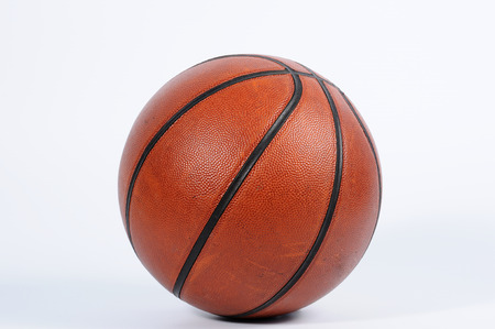 Basketball with black lining classic.の写真素材