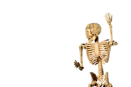 Skeleton action, human behaviorの写真素材