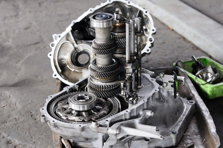 Spare part of transmission car systemの写真素材