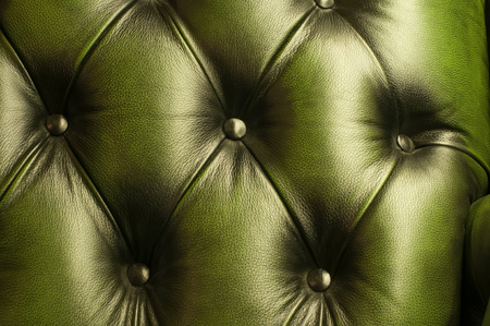 Close up green luxury sofa pattern and texture.の写真素材
