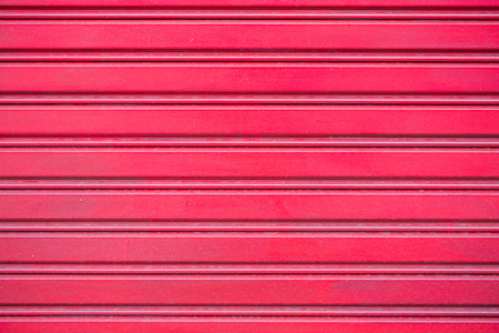Pattern of red roll up doorの写真素材