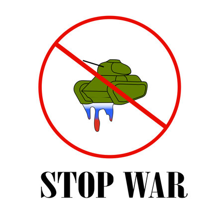 stop warのイラスト素材
