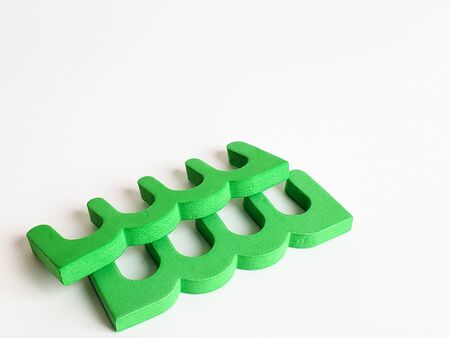 set of finger separators on a white background.  illustration.