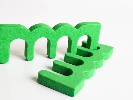 separators for toes on white background. Cosmetic procedures-pedicure, nail care.の写真素材