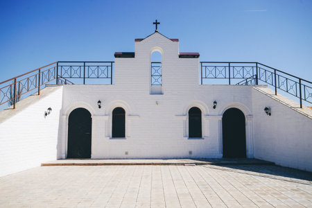 Dubovka. Volgograd region - Russia. 04.09.2023. Holy Ascension Convent on Dubovkaのeditorial素材