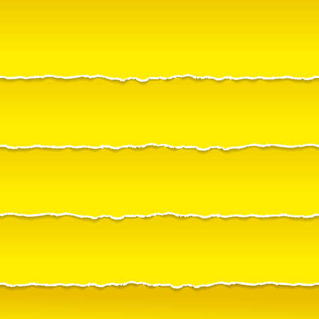 Strips of orange paper ragged edge Vectorのイラスト素材