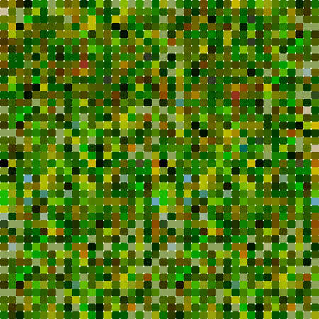 Abstract pixel background green yellow khaki camouflage pattern. Vector illustrationのイラスト素材