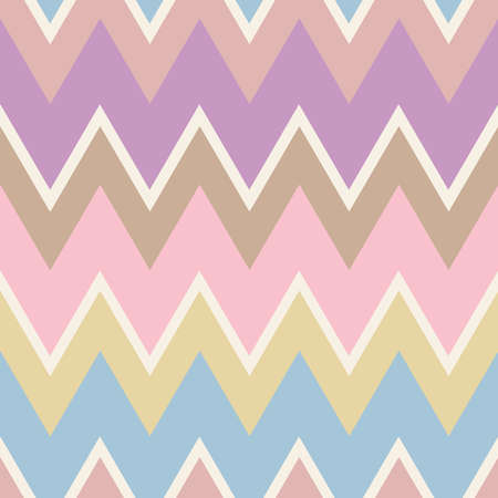 Abstract geometric seamless pattern. Aztec style with triangle and line tribal Navajo pattern. pink purple blue beige geometric print, ethnic hipster backdrop. Vector illustrationのイラスト素材