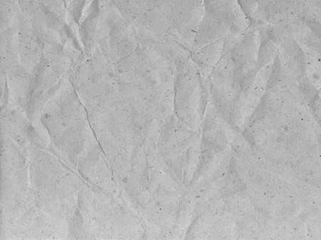 Recycled packaging, horizontal kraft page texture, wrapping paperboard, copy space grunge backdrop, retro abstract texture, vintage background craft paper white, grayの写真素材