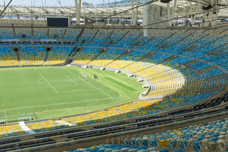 The Maracana Stadium in Rio de Janeiro, Brazil 