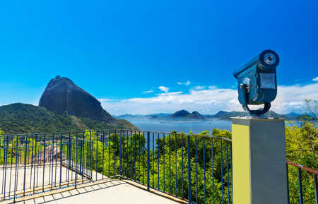 The mountain Sugar Loaf and Guanabara bay in Rio de Janeiro