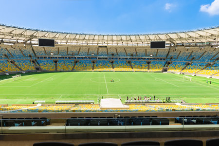 The Maracana Stadium in Rio de Janeiro, Brazilのeditorial素材