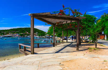 Seafront in Buzios, Rio de Janeiro. Brazilの写真素材