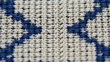 Texture of beige wool knitted fabricの素材