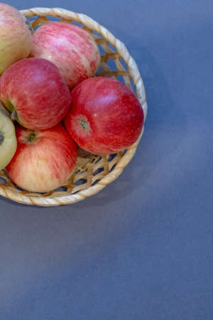 a group of red apples