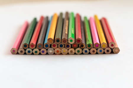 group of colored pencils