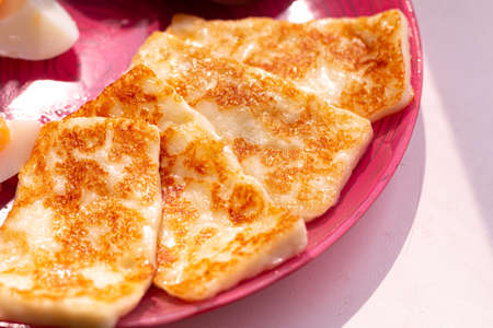 Halloumi cheese, goat cheese, healthy organic food