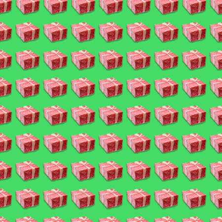 Digital seamless pattern of Christmas decoration. Repeating elementsの写真素材