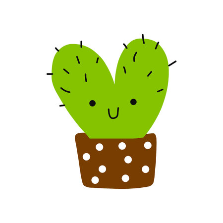 Cactus handdrawn illustrationのイラスト素材
