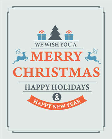 Christmas card templateのイラスト素材