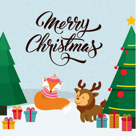 christmas cards with snowflakes Vector illustration.のイラスト素材