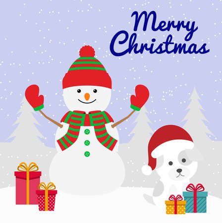 christmas cards with snowflakes Vector illustration.のイラスト素材