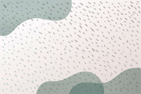 Vector abstract horizontal background or wallpaper. Spots and abstract shapes.のイラスト素材