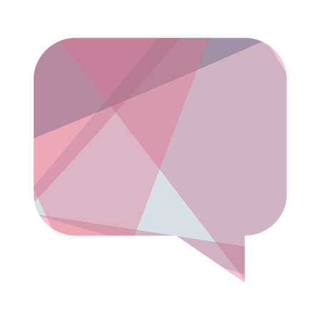 Conversation cloud simple vector icon. Decorated picture of speech bubble silhouette.のイラスト素材
