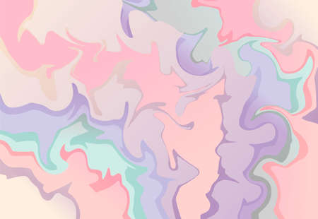 Vector horizontal background. Abstract blots and blur. Trending template or pattern with gradient waves, fancy spots and drops.のイラスト素材