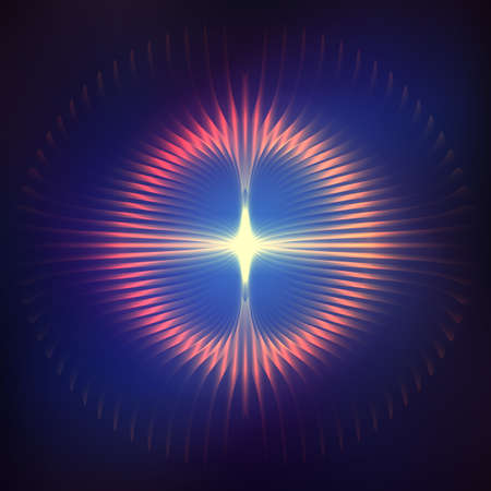 Cosmic shining  abstract background