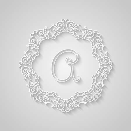 Monogram  design.のイラスト素材