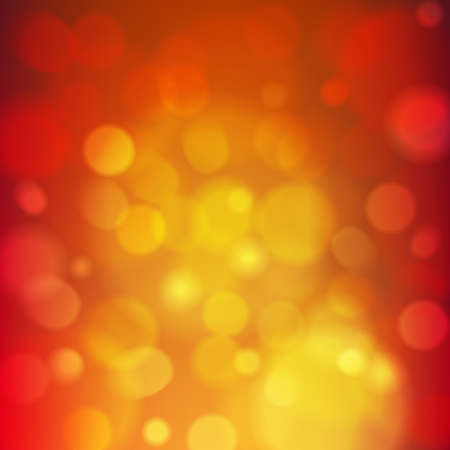 Orange bokeh background with lightsのイラスト素材