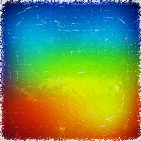 Grunge texture on colorful blurred backgroundのイラスト素材