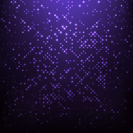 Vector abstract background - purple disco lightsのイラスト素材