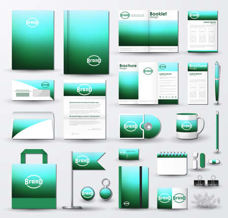 Corporate identity template set. のイラスト素材