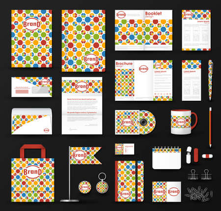 Corporate identity template set.のイラスト素材