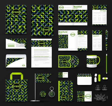 Corporate identity template set.のイラスト素材