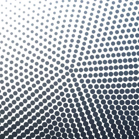 Abstract background, black circular halftone effectのイラスト素材