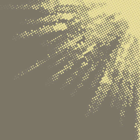 Abstract halftone background with grunge texture