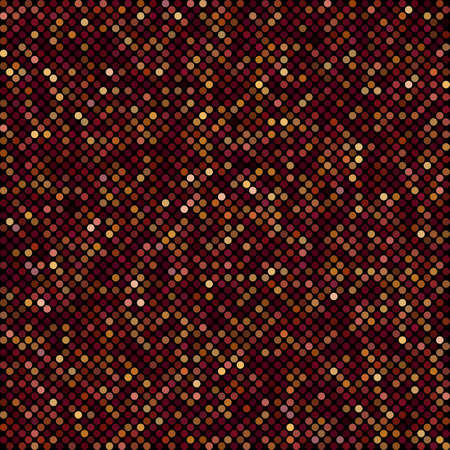 Abstract bright glowing disco dotted mosaicのイラスト素材