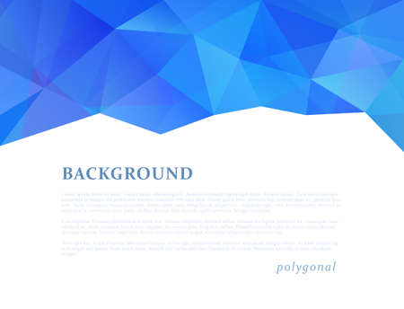 Abstract triangle pattern background advertising banner templateのイラスト素材