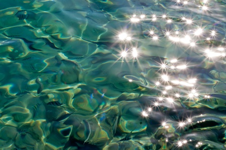 Glitter on the surface of the sea water.
の写真素材