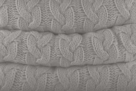 Paloma. Pantone fashion colors autumn-winter 2019-2020 knits pile. Warm cozy home and fashion colors concept. Horizontalの写真素材