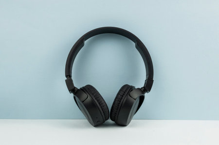 wireless headphones soft large  black modern