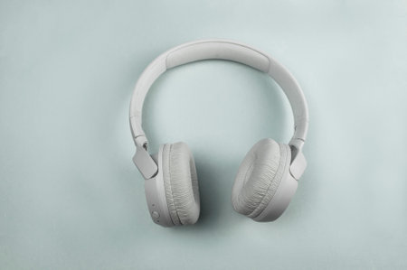 wireless headphones soft large  white  modern