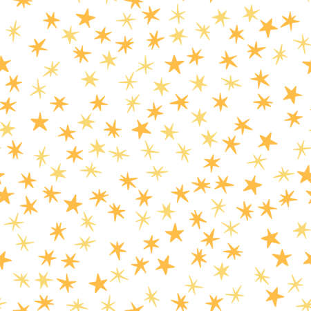 Festive pattern with New Year elements, decoration for the holiday, gifts, Christmas starsのイラスト素材