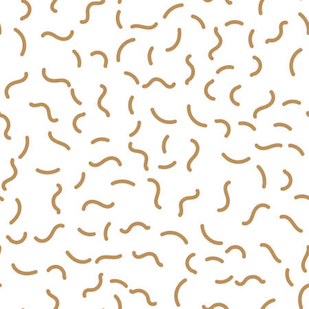 Vector seamless pattern. Modern stylish texture. Geometric striped ornament. Monochrome linear braidsのイラスト素材