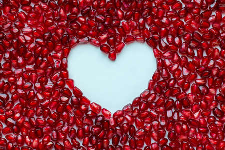 Heart of red sweet beans granana. Valentines Day or Cardiology.の写真素材